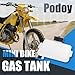 Podoy Mini Bike Gas Tank For Quad Dirt Pocket Atv Scooter 2 Stroke 43cc 45cc 47cc 49cc Fit 1/4 Fuel Line