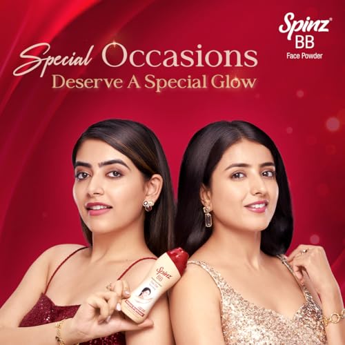 Image of Spinz BB Brightening & Beauty Face Talc for Instant Brightness | Lasts 2X Longer, Covers Dark Spots and Blemishes, Gives Soft and Smooth Skin (Natural Beige) - 70 gm