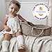 BEBE BASK Premium Baby Doll Bassinet - Handcrafted & Award-Winning Seagrass Moses Basket - Doll Carrier with Luxe Mattress