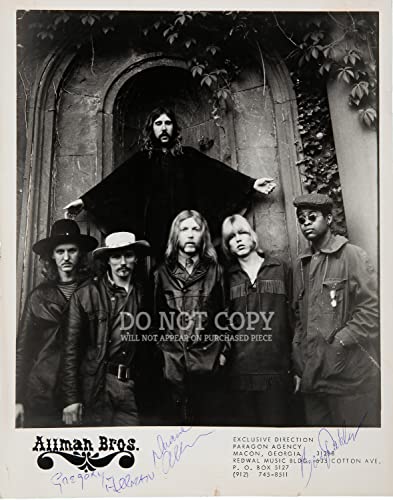 Photo rare The Allman Brothers Band poster art print rock 20x25cm