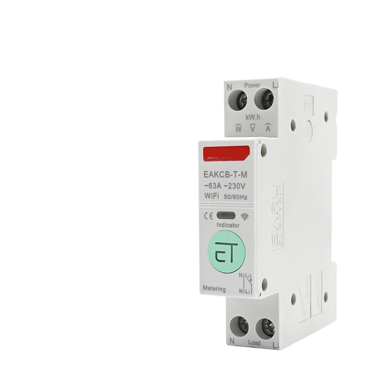 1 pz interruttore automatico protezione da sovracorrente e sottotensione misurazione della potenza interruttore di controllo remoto 1-63A(32A,WiFi)