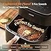 Cosori 9-in-1 TurboBlaze Air Fryer 6 Qt, Premium Ceramic Coating, 90°–450°F, Precise Heating for Even Results, Air Fry, Roast, Bake, Broil, Dry, Frozen, Proof, Reheat, Keep Warm, 120V, Dark Gray