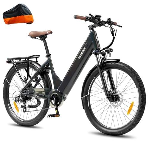 Fafrees F28 Aura E-Bike - Bicicleta eléctrica para mujer (26 pulgadas, con batería de 36 V, 20 Ah, 250 W, 250 W, 25 km/h, bicicleta eléctrica de montaña hasta 150 kg)