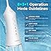Imagen de RUMFFLYE Irrigador Dental Portátil Irrigador Bucal Inalámbrico Profesional Water Flosser 12 Modos 5 Boquillas Irrigador eléctrico oral IPX7 Impermeable 300ML Recargable Para Casa y de Viaje