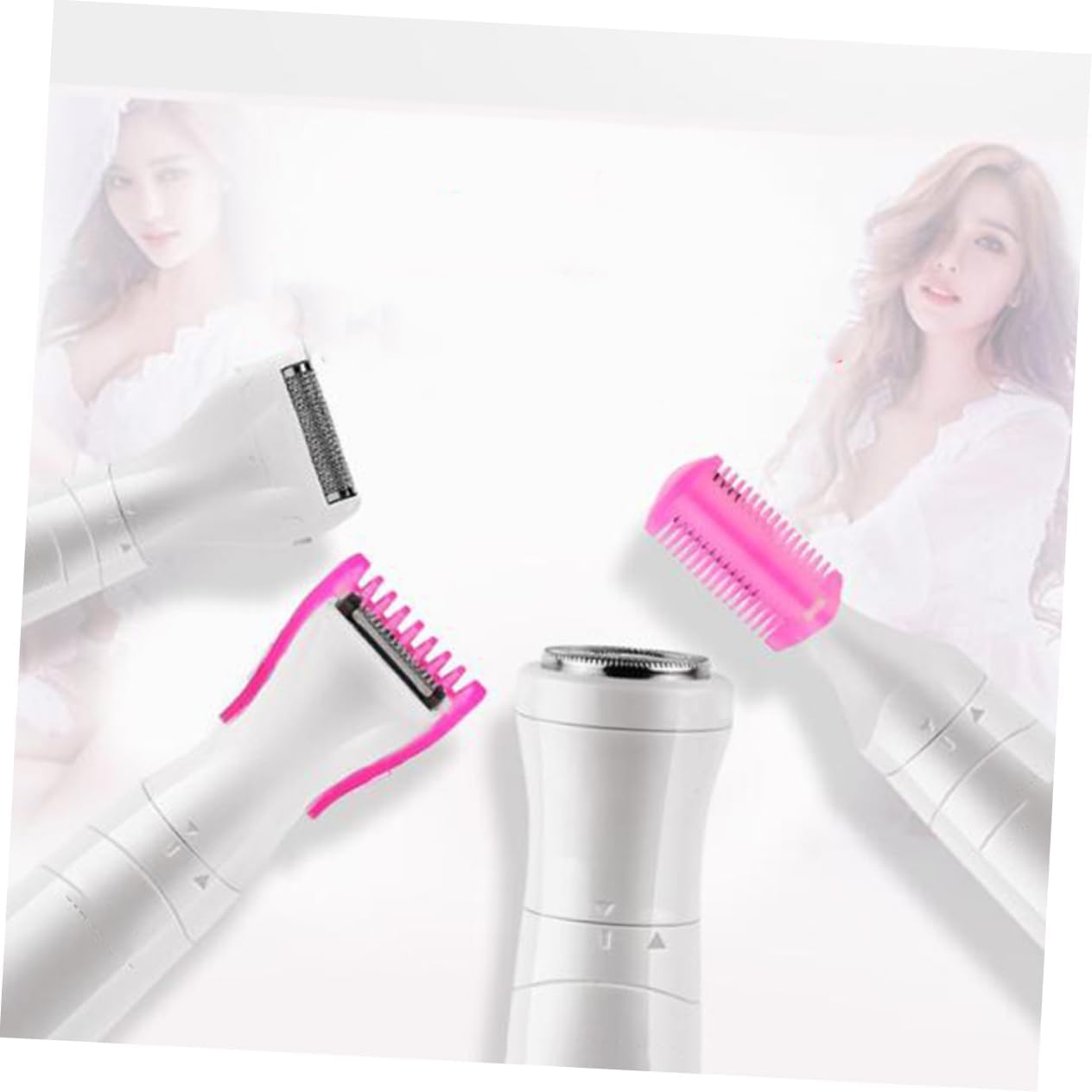Private Hair Removal Device Electric Shaver for Women Face Chin Upper Lip Bikini Armpit Pain USB Recharge Easy Cleaning