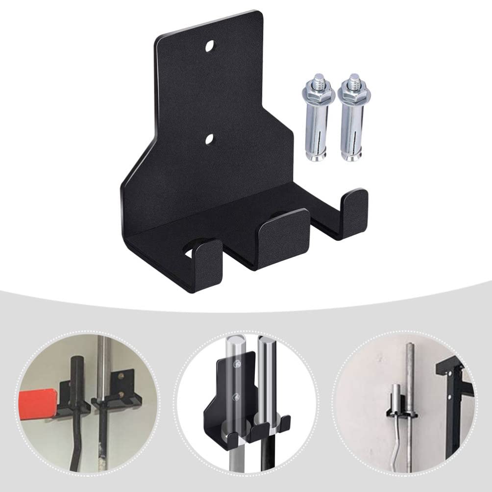 BESPORTBLE Supporto per Bilanciere Supporto per Display per Manubri con Supporto per Piastra in Acciaio Montato A Parete per Negozi di Palestre E Casa