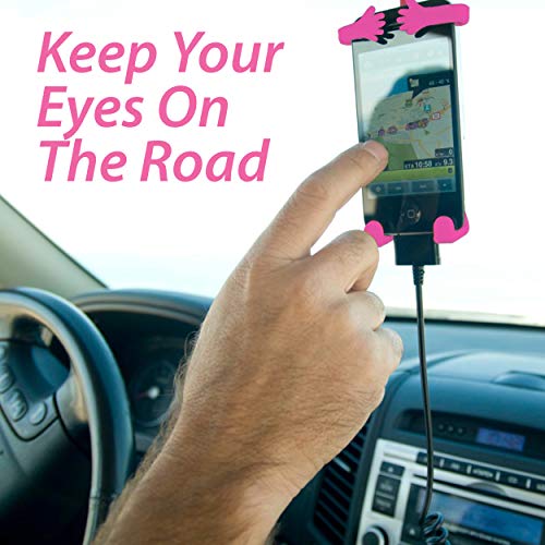 Bondi Silicon Flexible Cell Phone Holder, (Pink) - Thumbnail 3