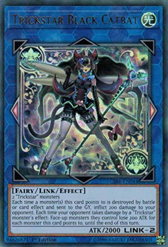 Yu-Gi-Oh! Trickstar Black Catbat - CIBR-EN044 - Ultra Rare - 1st Edition - Circuit Break (1st Edition)
