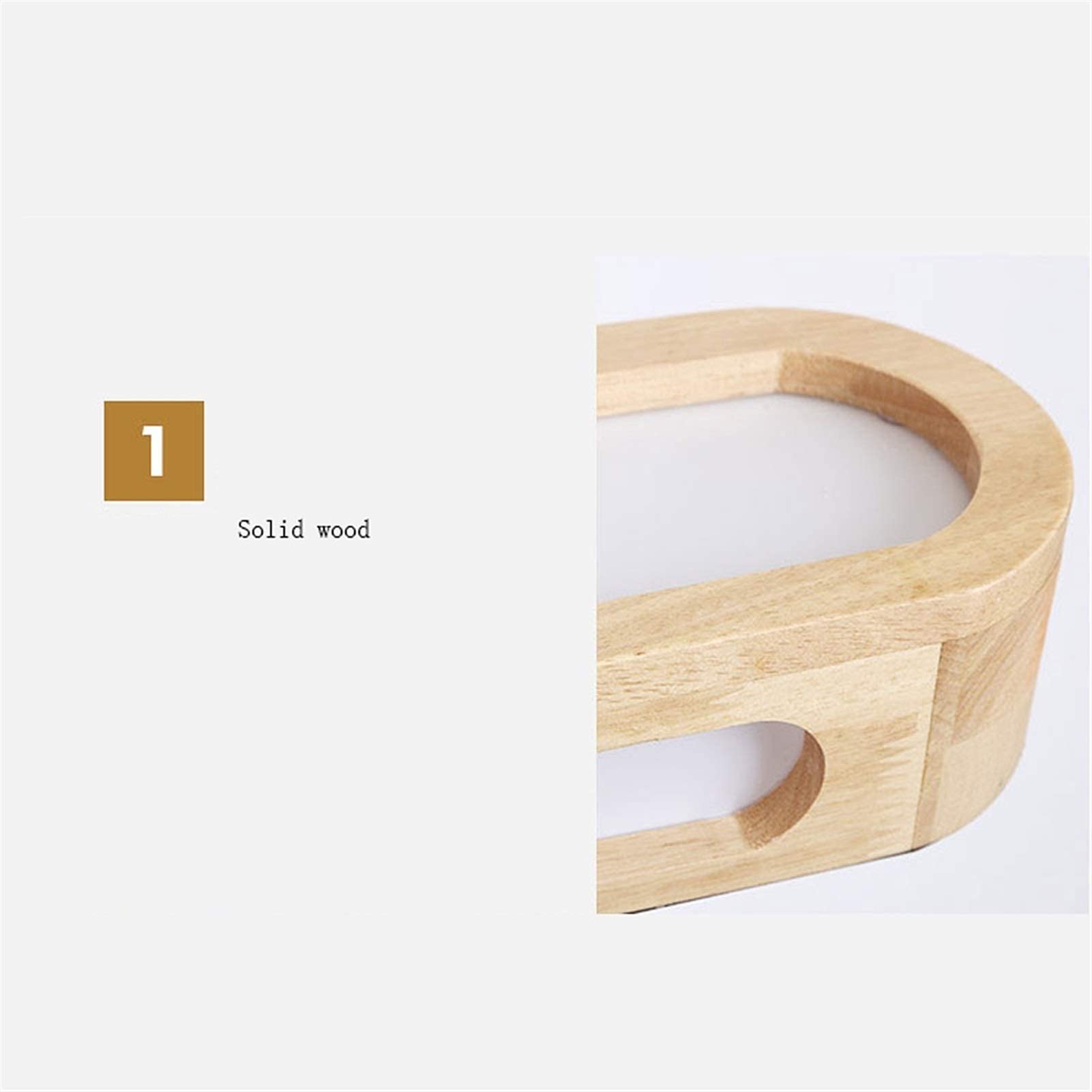 Spiegelleuchte, verstellbar, 3 Farben, LED-Spiegelleuchte, Holzspiegel-Frontleuchte, Badezimmerbeleuchtung über dem Spiegel, Ankleidezimmer (Größe: 63 cm), Badezimmerdekor-Wandlampe, Wandleuchten