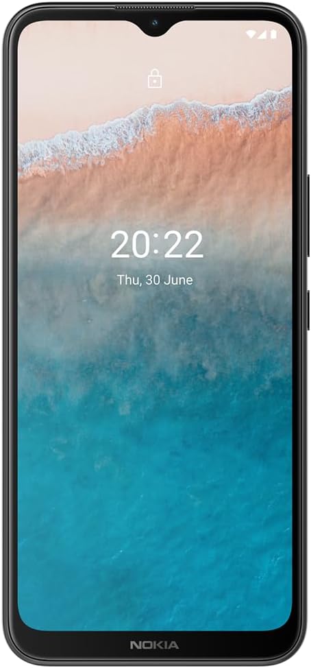 Nokia C21 Plus | Android 11 (Go Edition) | Unlocked Smartphone | 2-Day Battery | Dual SIM | 2/64GB | 6.52-Inch Screen | Charcoal