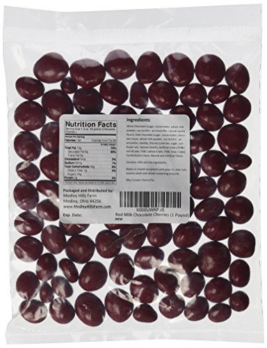 Red Milk Chocolate Cherries (1 Pound)