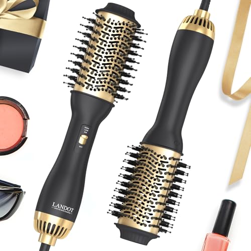 One-Step Spazzola Asciugacapelli e Volumizzante: Spazzola Ad Aria Calda - 3 in 1 Phon Ioni Spazzola Elettrica per Asciugare Lisciare e Volume Capelli