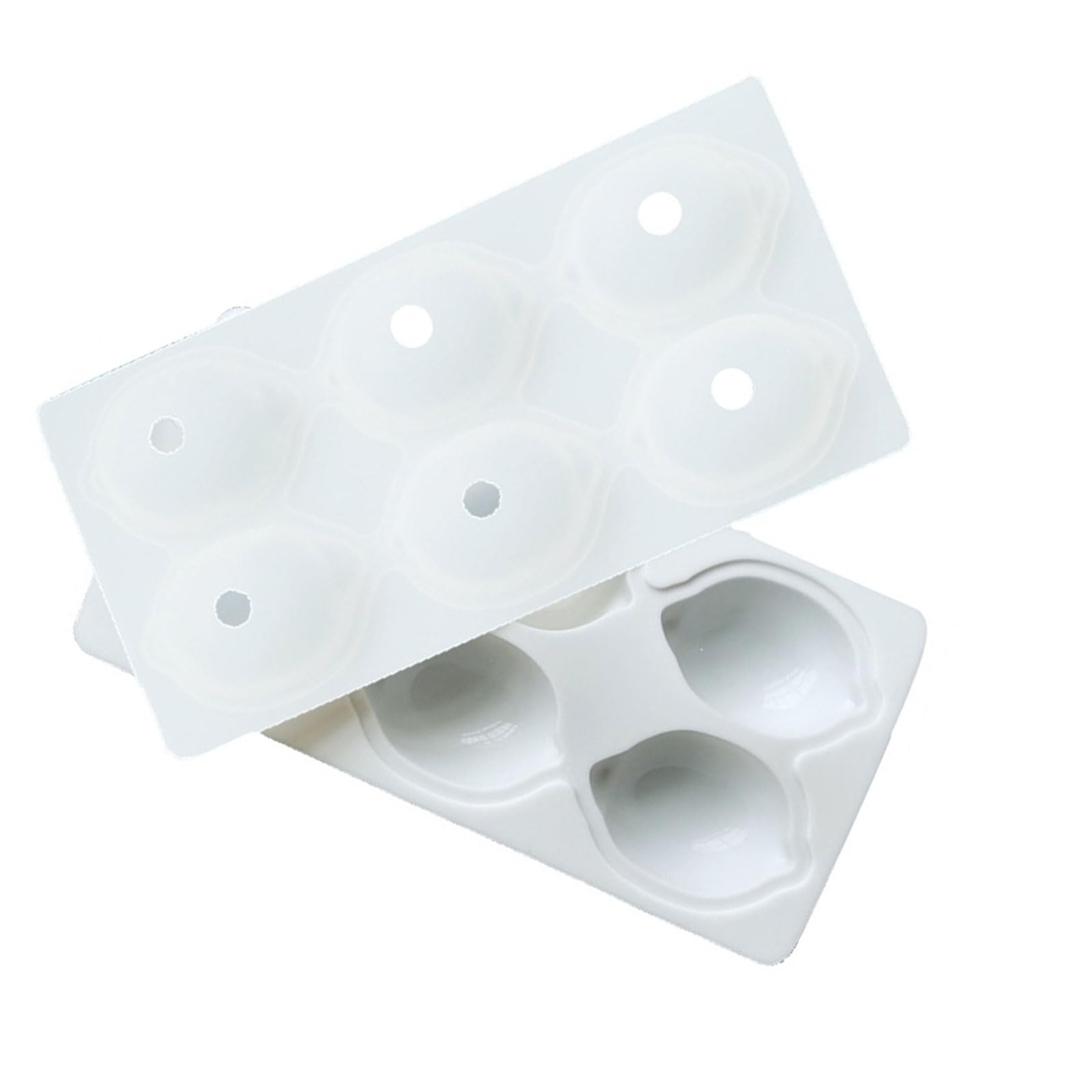 X-Institute 6 Cavity Silicones Lemon Shape Jelly Mousses Cake Molds for Creative Dessert Baking with Flexible Nonstick Design Multiuse Silicones Cake Pan