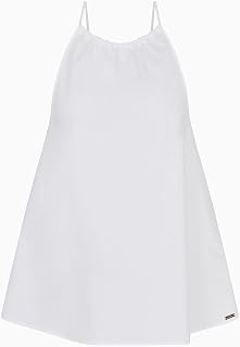 Armani Exchange Women's Unstructured Poplin Tank