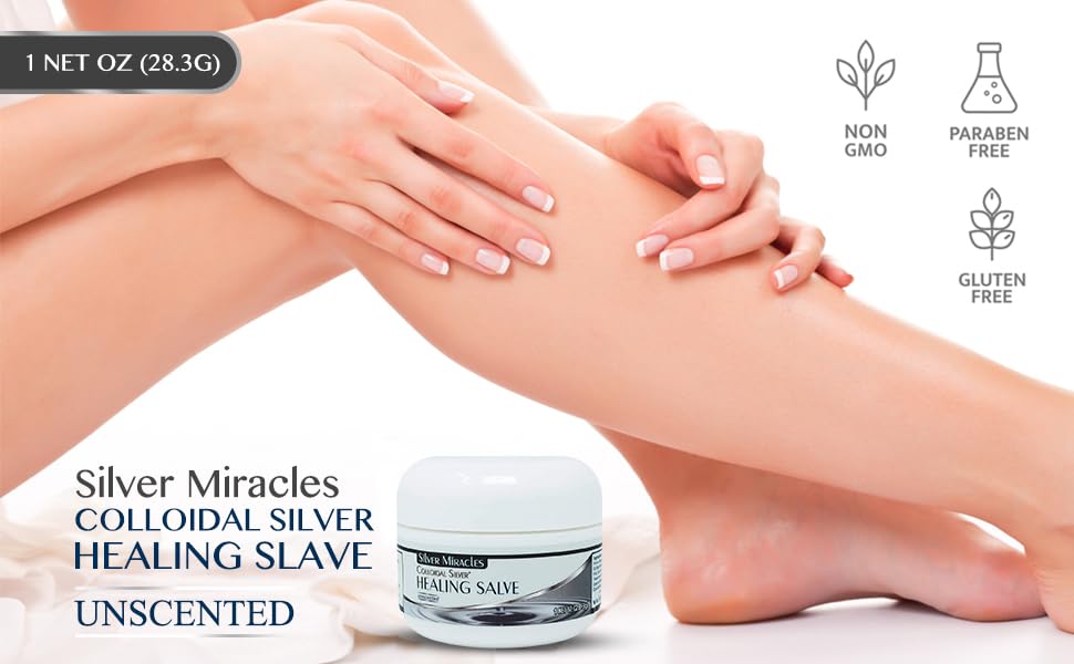 Silver Miracles Colloidal Silver Healing Salve