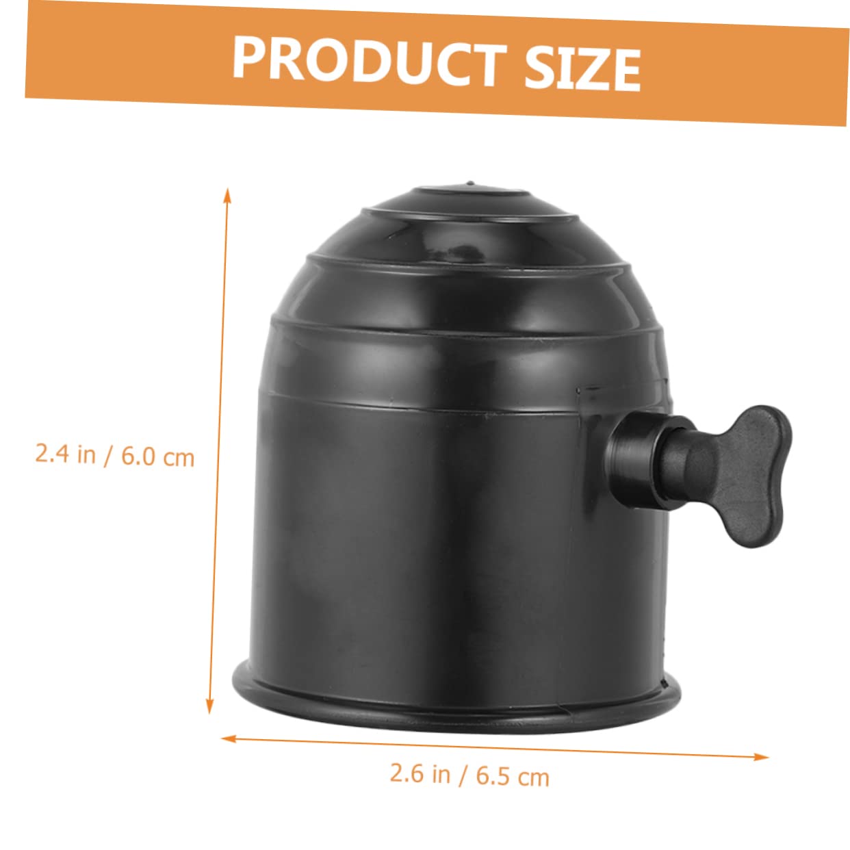 IMIKEYA Anhängerkupplung Kugelkopf Abdeckung Schwarz - Schutz Für Wohnmobile & Anhänger