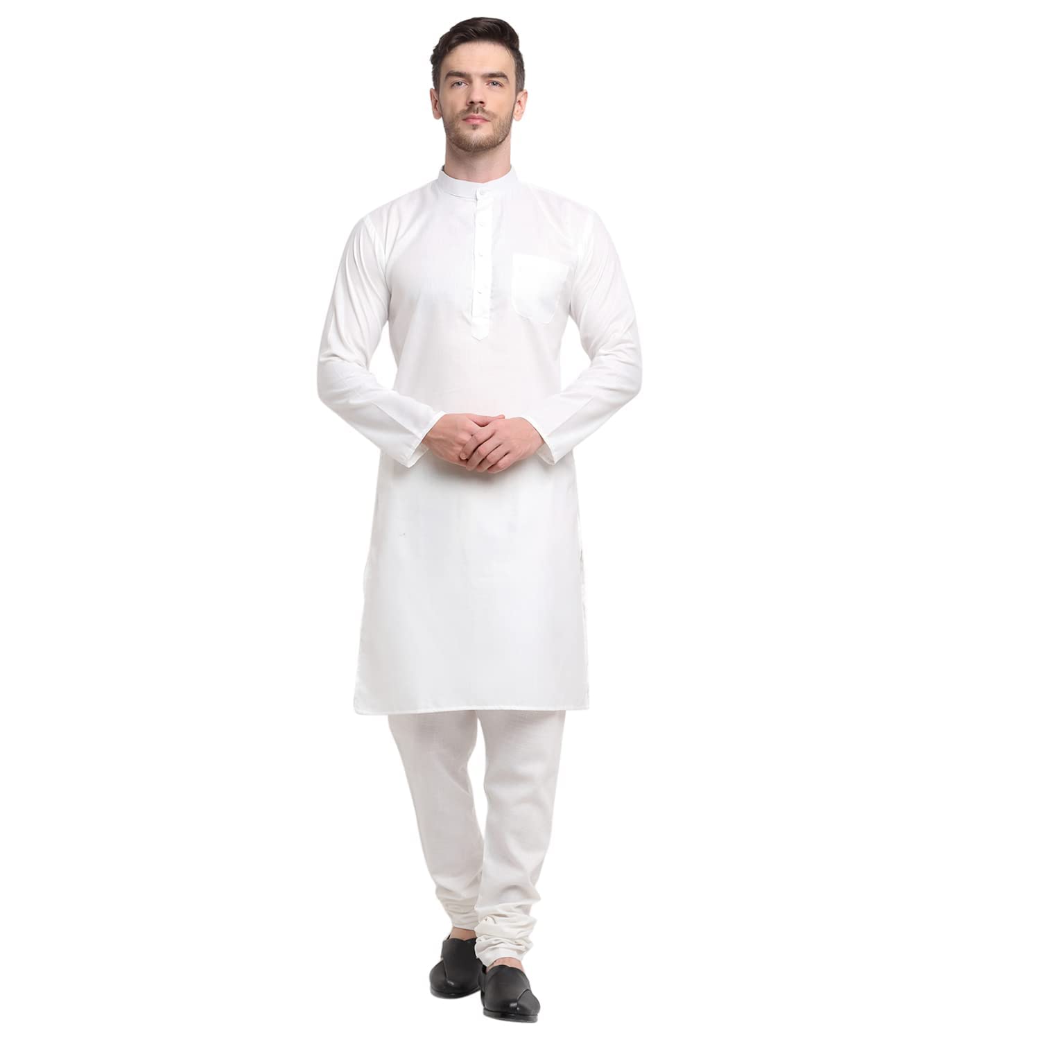 royal kurta Men's Cotton Straight Kurta Pyjama Set-picture-42