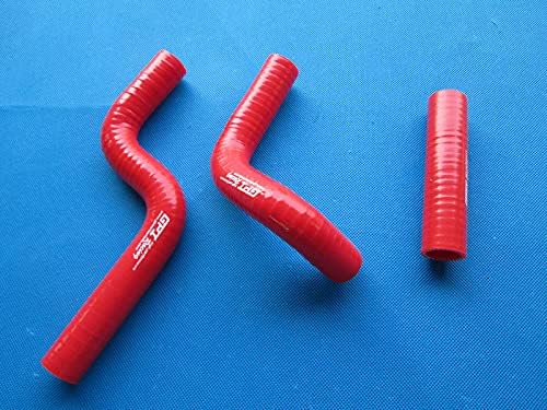 Silicone Radiator Hose For KAWASAKI KX80 1998-2000/KX85 2001-2012/KX100 1998-2012 (RED)