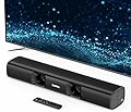 Sound Bar for Smart TV - 50W Powerful TV Sound Bar with Crystal Clear Dialogue & Enhanced Bass | 17-Inch Compact Soundbar for TV with Bluetooth 5.3, Optical & AUX, perfect for Smart TVs, PC, Projector