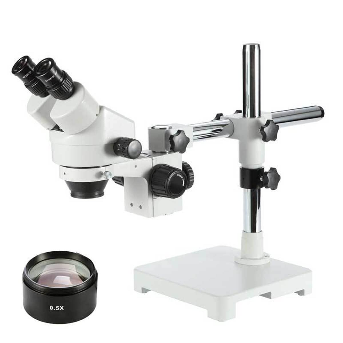 Accessori per microscopi 3.5X-90X Simul Focale Trinoculare Stereo Microscopio Alluminio Boom Stand 14MP HDMI Fotocamera Trinoculare Microscopio Kit Completo Durata e prestazioni affidabili(3.5X-45X Bi