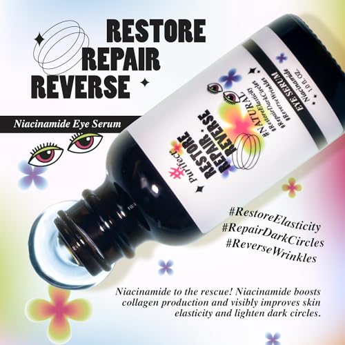 Purifect Restore Repair Reverse Niacinamide Eye Serum with Vitamin E Oil - Image 2
