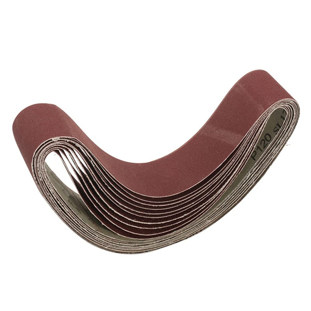 Sanding Belts,10Pcs 50x686mm Abrasive Sanding Belt Sanding Paper for Belt Sanders Bench Grinder Grinding Polishing Tool 60-150 Grit
