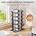 LAMU Pots and Pans Organizer for under Cabinet, 6-Tier Heavy Duty Pan Pot Organizers inside Cabinet Adjustable 14 to 24.57
