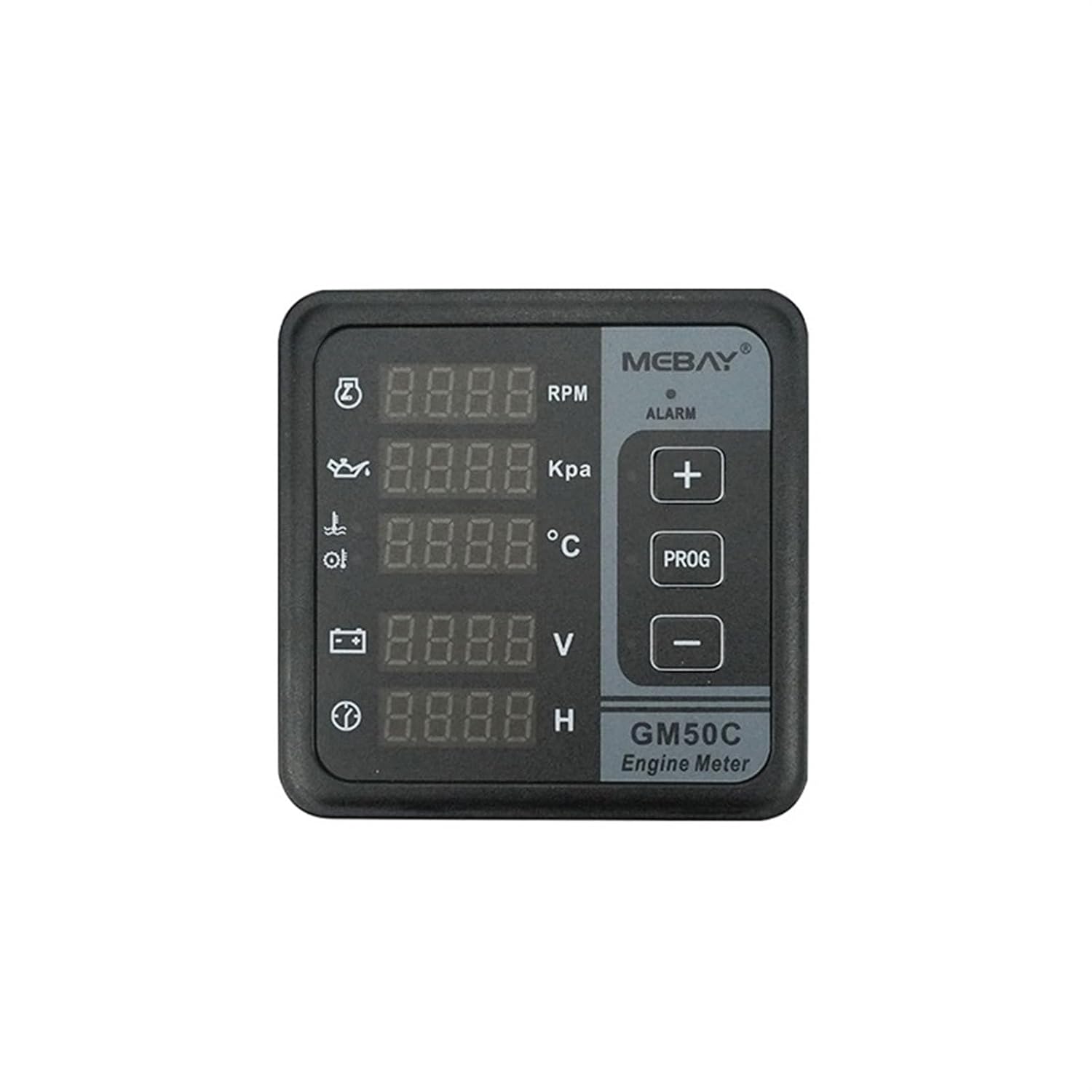 Diesel Engine Accessories GM50C EFI Controller Engine Digital Display Multi-Function Meter Engine Monitor