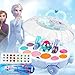 Produktbild Frozen Make-up-Set für Mädchen Schminkpalette Kit,Frozen Snow Magic Beauty Tasche,Schmuck Spielzeug Kinderkosmetik Kreativset,Make-up-Set für Mädchen Kinder