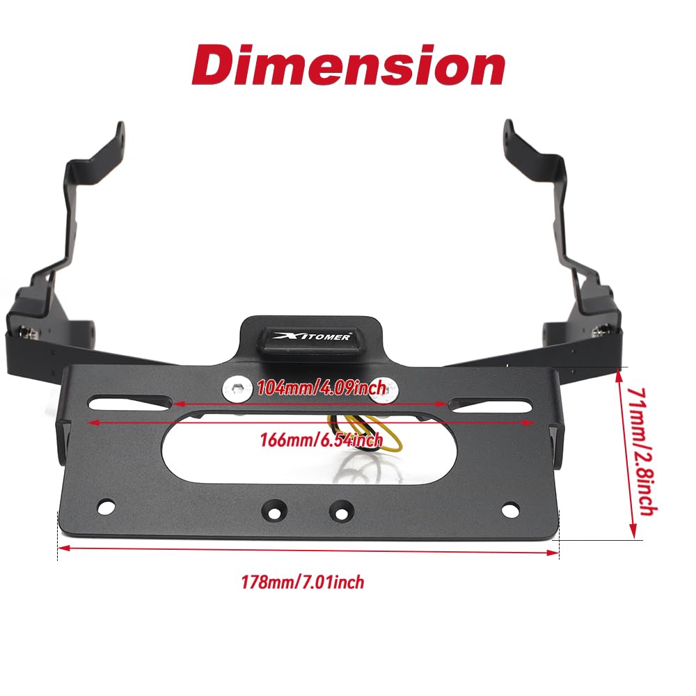 Xitomer Tail Tidy Compatible With CBR600RR 2013-2024 CBR600RR - View #13