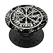 Mitologia norrena Vegvisir Viking Compass Odin Wotan Warrior PopSockets PopGrip: Impugnatura per Telefoni Cellulari e Tablet Intercambiabile