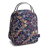 Premium Cotton Lunch Bag, Starry Paisley, One Size