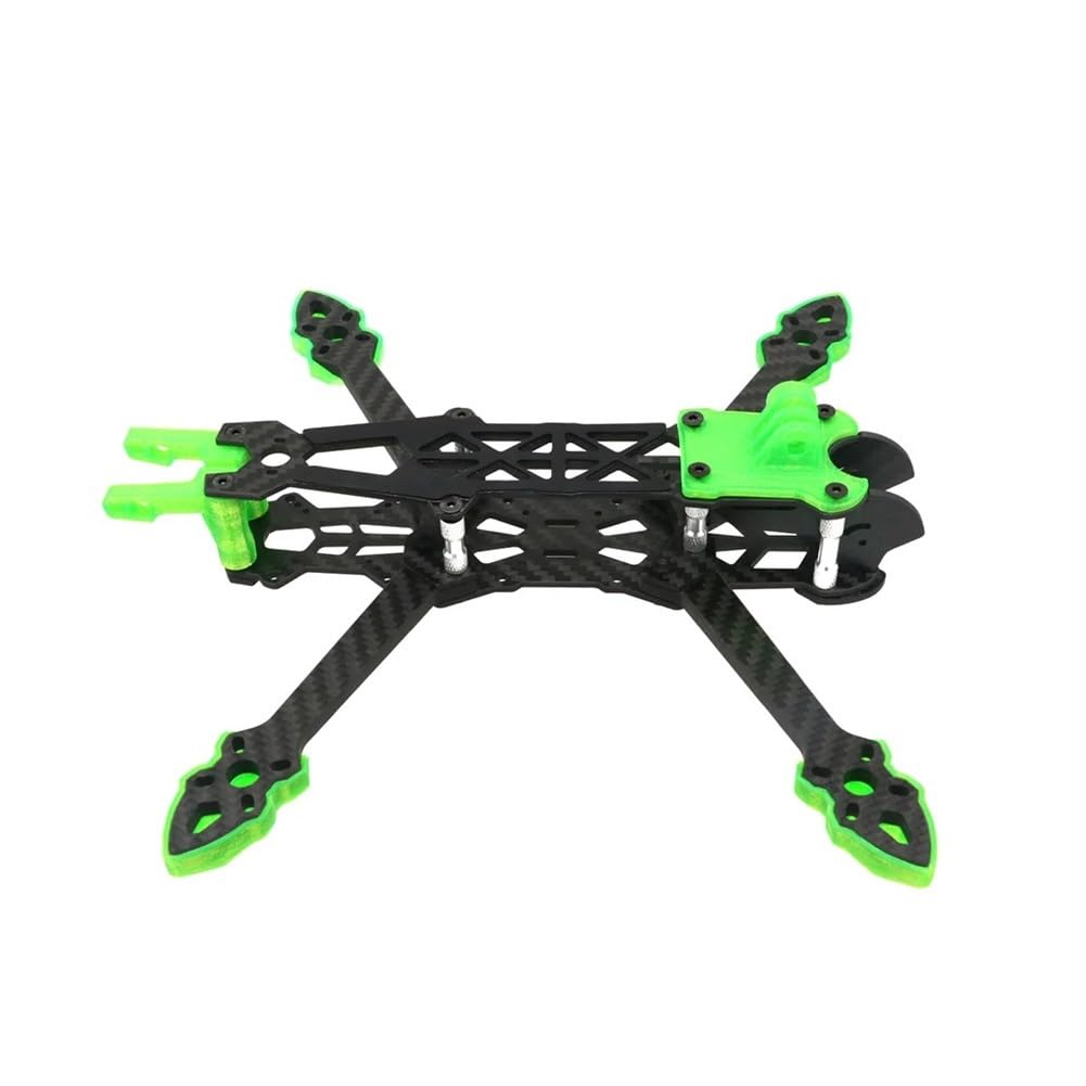 Adatto for FPV Racing Drone RC Quadcopter fai da te Freestyle con parti stampate Kit telaio da 5 pollici 240 mm Braccio in fibra di carbonio 3K da 5 mm(Frame only)