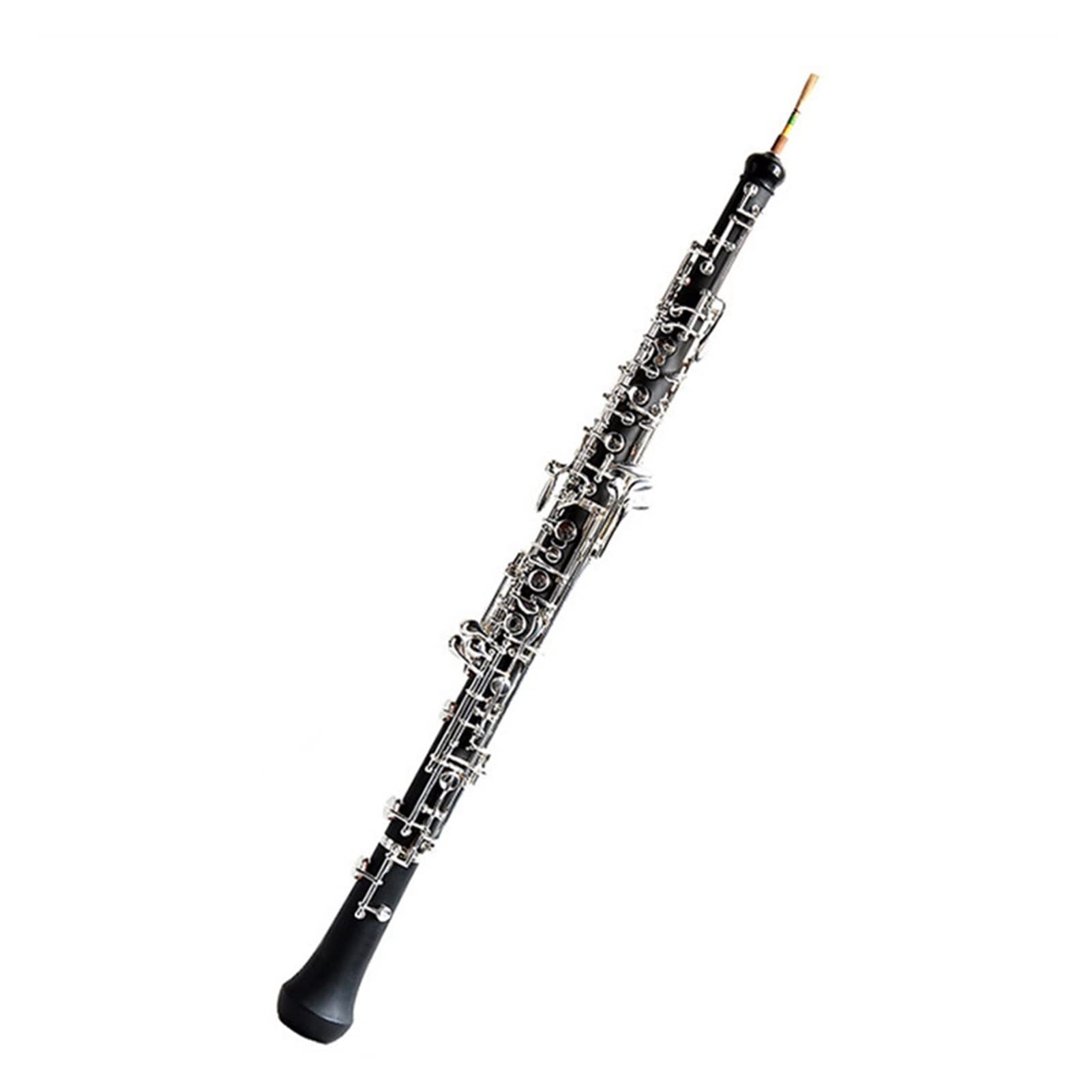 Strumento Oboe C Key Semi-Automatico Bakelite Tube Body Pulsante Placcato Argento Oboe Principiante di Oboe