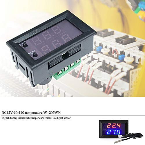 Ximimark B07K7KJ788 Dc12V-50-110℃ W1209Wk Digital Thermostat Temperature Control Smart Sensor Waterproof Ntc Sensor 1Pcs thumb #2