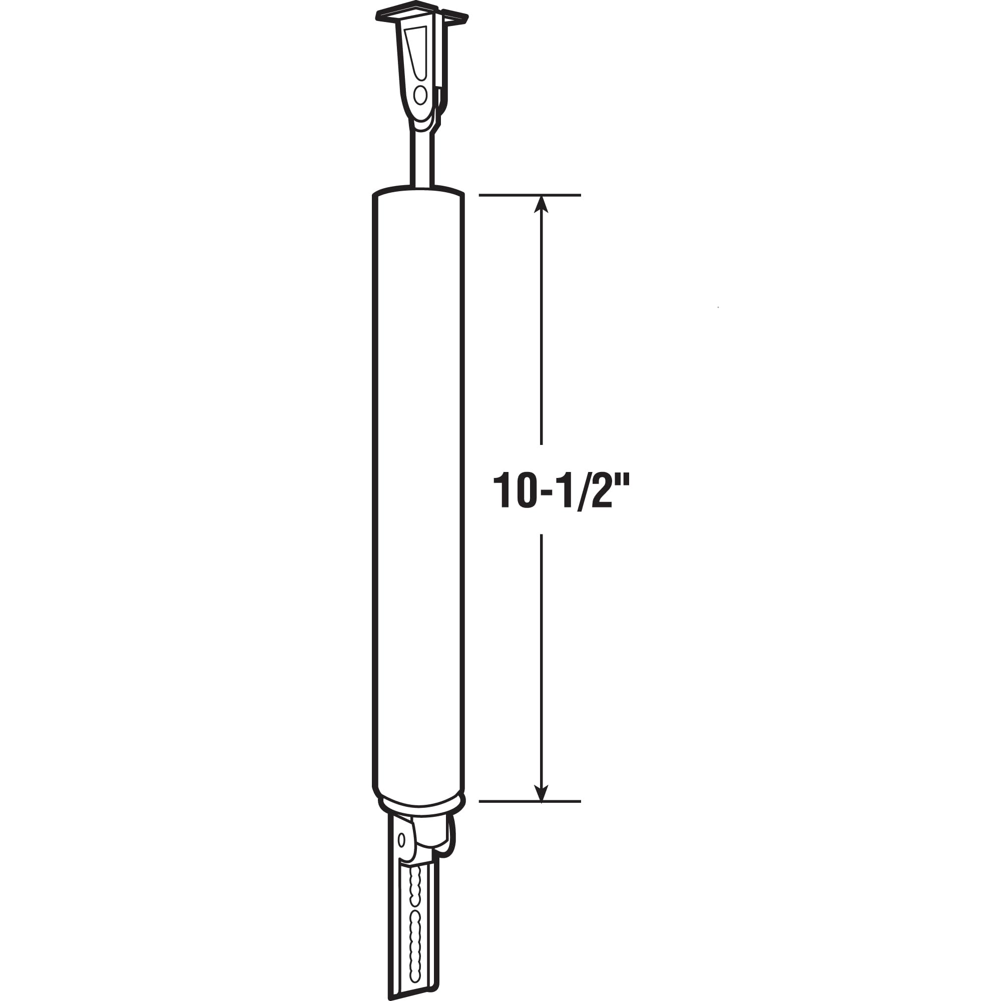 Prime-Line Products K 5073 Standart Görev Kapı Kapatıcı Siyah