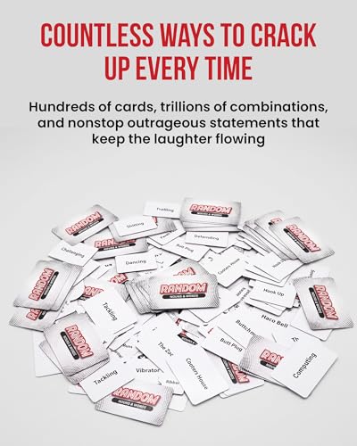 Image of Random Word Board Games for Adults - Fun Family Spinner Party Group Game | Spin, Funny Challenges & Laugh, Creative Wordplay Cards, 2-8 Players, Sharp Thinking, Humor & Strategy for Friends Game Night