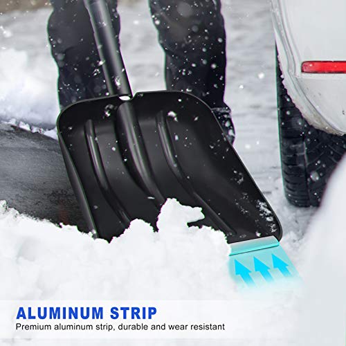 image for MOVTOTOP Snow Shovel for Car, Portable Snow Shovel with Ajustable Hand