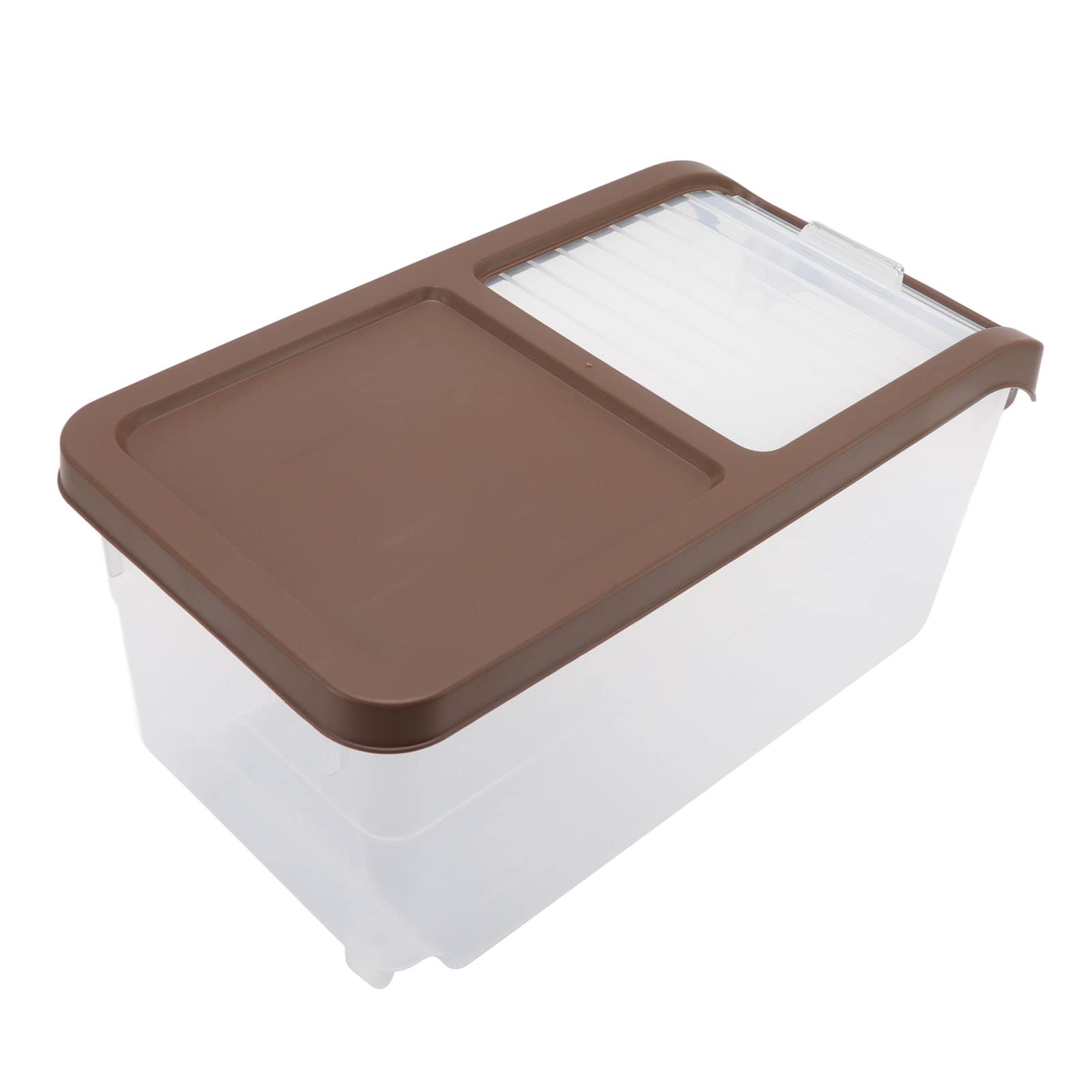 Distributeur De Riz 10 Kg – Boîte Rangement Hermétique Transparent Empilable, Contrôle Portions Cuisine