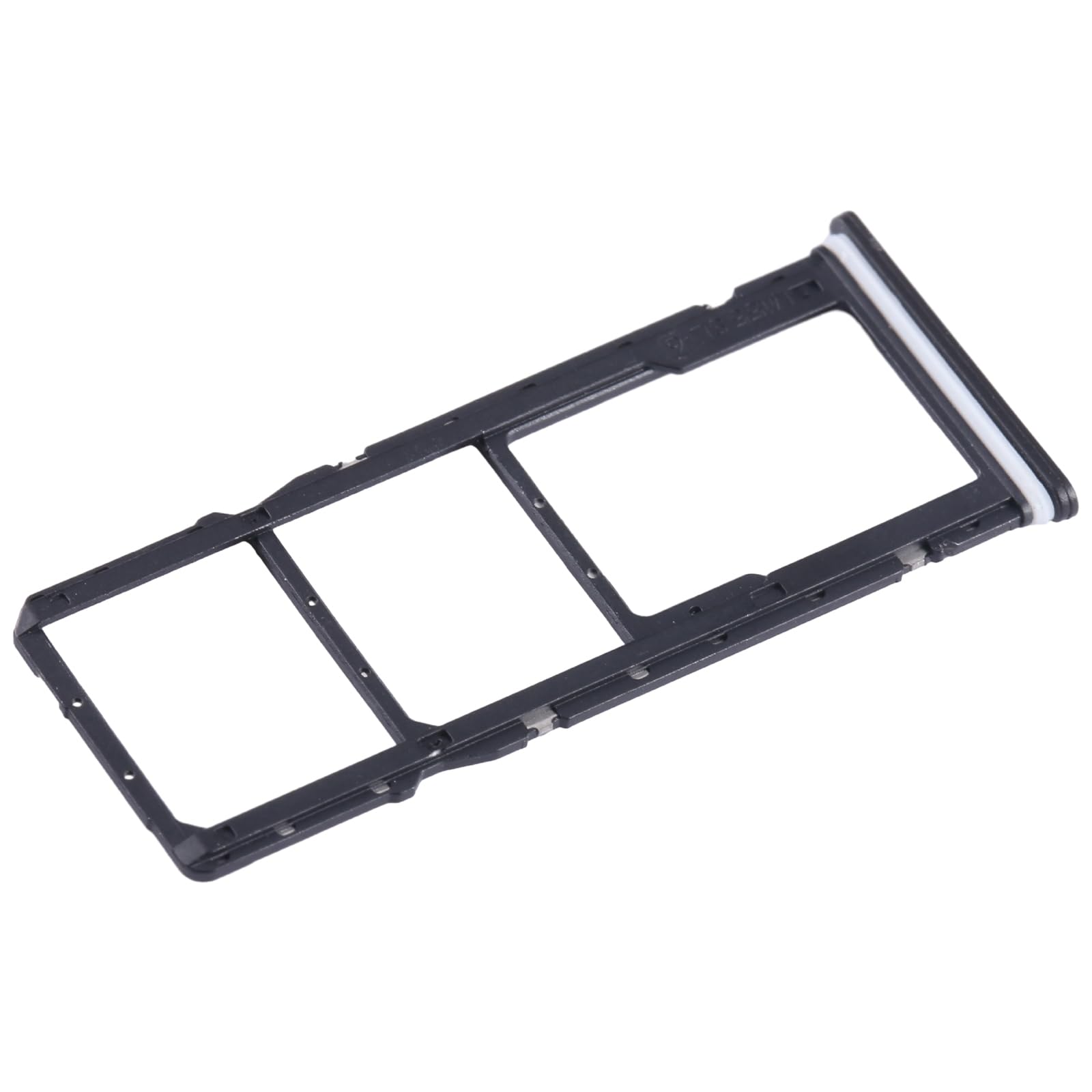 Carrello Vassoio tray Compatibile con Xiaomi Redmi A2 23028RN4DG 23026RN54G / A2+ / A1 220733SI / A1+ 220733SFG porta scheda Sim1+ SIM 2+ SLOT SLITTA Alloggio Micro Sd CARD (Nero)