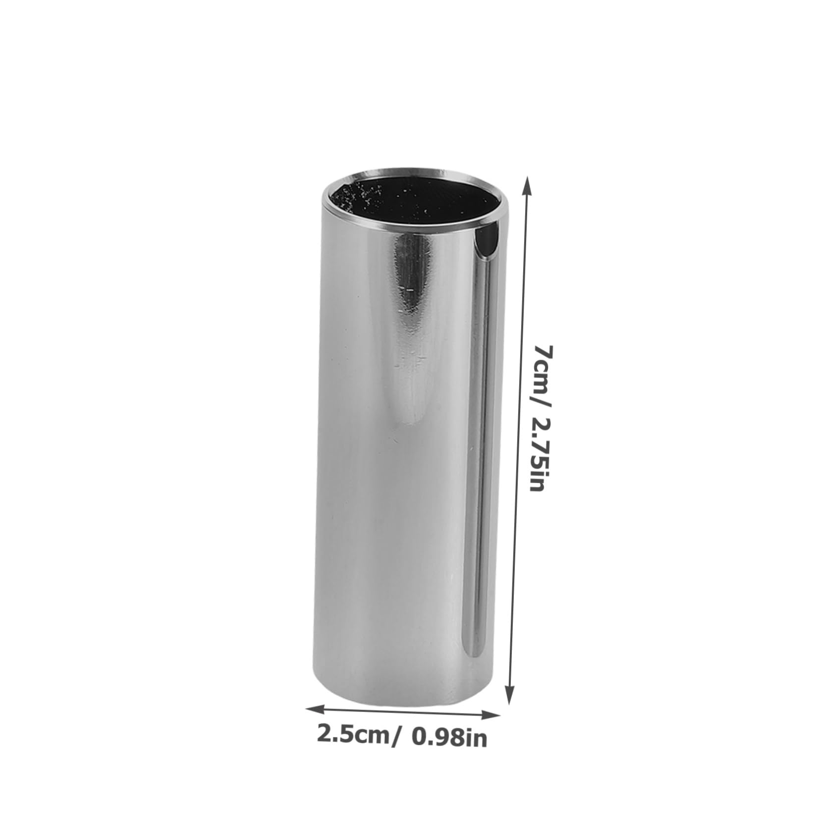Abaodam Guitar Slide Metal Guitar Slide Ring Finger Protector 28mm 51mm 60mm 70mm