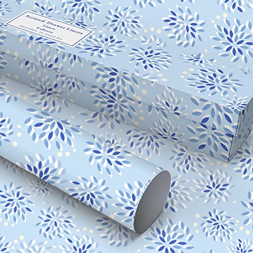 Drawer Liner, Scented Drawer Liner For Cabinet Drawers, Dresser Shelf, Linen Closet, Non Adhesive Scented Liners, Linen Scent 6 Sheets #TOP6