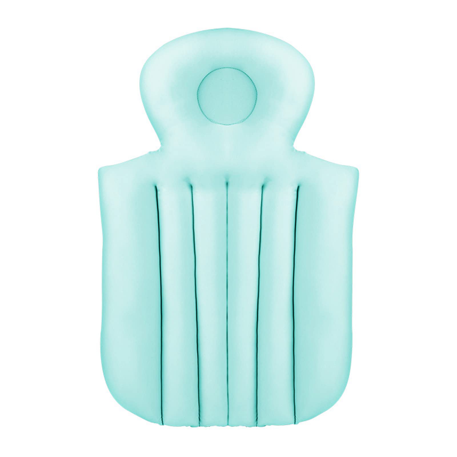 Coussin De Bain Complet Avec Ventouses – Appui-tête Ergonomique, Maille 3D à Séchage Rapide, Bleu, Pour Baignoire