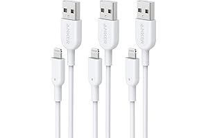 Anker Lightning Cable (3-Pack): Durable iPhone Charger Cables