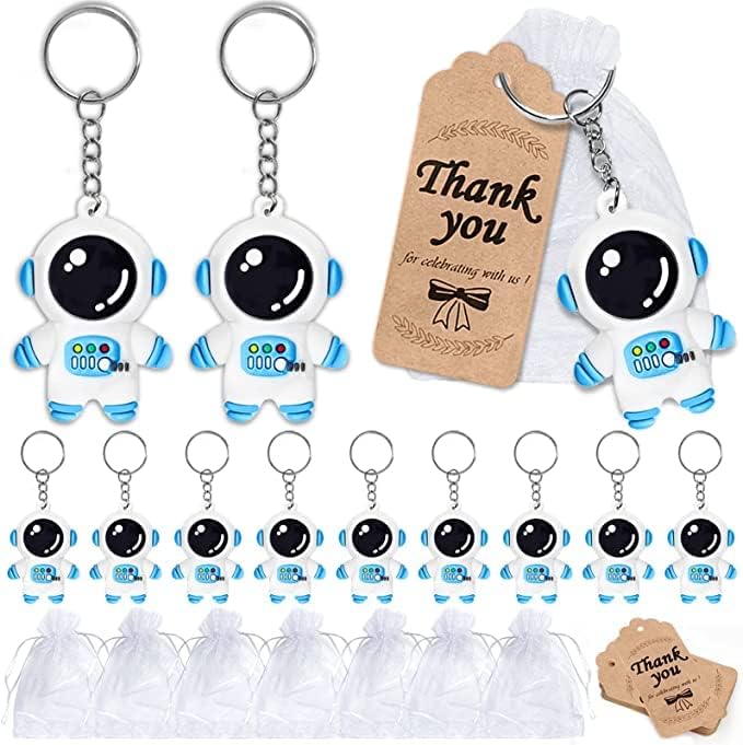 La mejor selección de Recuerdos para fiestas que Puedes Comprar On-line. 43 Llavero inspirado en Astronauta, Bonitos Llaveros de Fiesta, Recuerdos de Baby Shower, Suministros de Fiesta Temática Astronauta para Regalo de Fiesta Infantil 24 piezas, Bolsa de...