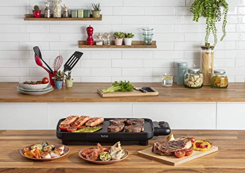 Tefal Plancha Booster Tischgrill, 2200 W, extra große Grillfläche, Boost-Zone, 6 Temperaturstufen, durchgängige Grillplatten… – Ansicht 4