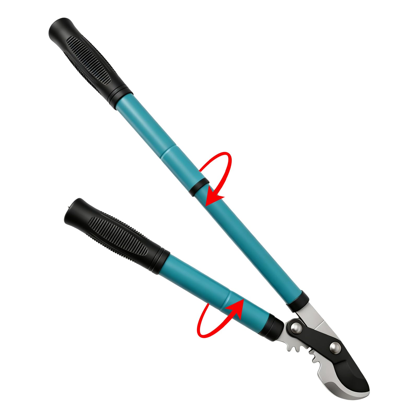 HAISHANG Telescopic Garden Bypass Loppers 41-59cm,SK5 Steel Blade,30mm
