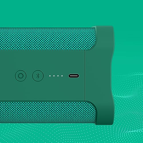 Image of Skullcandy Terrain XL Wireless Bluetooth Speaker - IPX7 Waterproof Portable Speaker, 18 Hour Battery, Nylon Wrist Wrap, True Wireless Stereo (Green)
