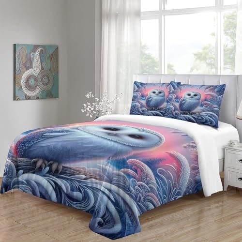 Ensemble de lit avec fermeture éclair cachée Hiouf microfibre 3D - 5