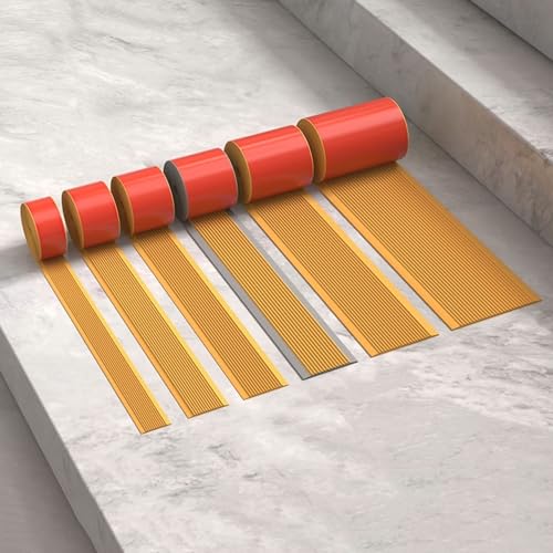 ���ȔS���R�[�i�[�K�[�h �K�i�G�b�W�K�[�h ����~�ߊK�i�X�e�b�v�X�g���b�v PVC ���t���ȒP ����/���O�K�i�p(Yellow 2,W30mm L30m/98ft)